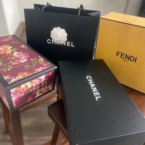 Designer Boxes - Fendi Chanel & Gucci